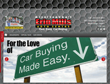 Tablet Screenshot of erinmillsautocentre.com